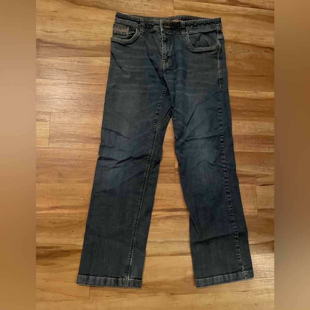Prana Men's Dark Gray Straight Jeans